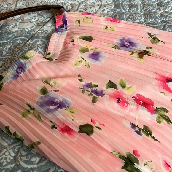 Chaps Pleated Skirt - Picture 2 of 3